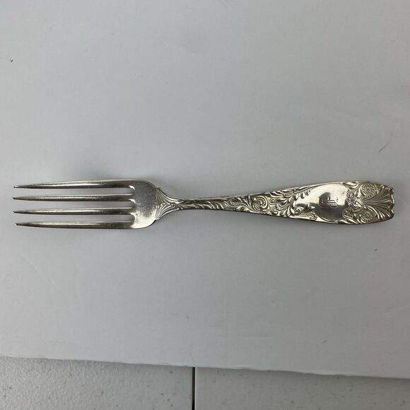 Gorham Royal Flowering Crown 1887 Silver Plate 12 Dinner 9 Salad Forks 1 Spoon - Picture 7 of 16